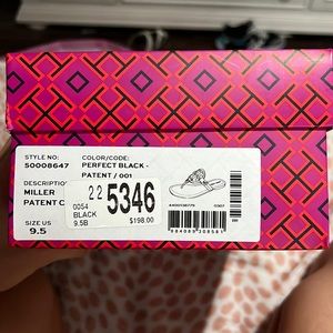 Tory Burch Black Sandals, only worn once